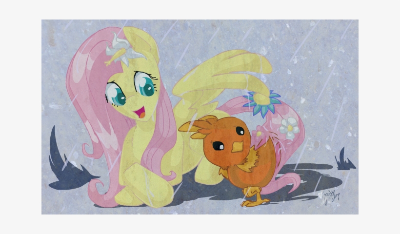 Fluttershy Mammal Yellow Vertebrate Art Cartoon Mythical - Cartoon, transparent png