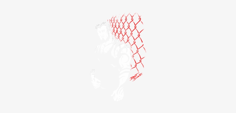 Tattoo Muscle Brute Chain Link Fence - Illustration, transparent png