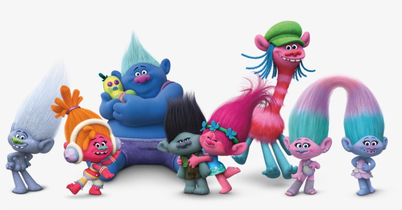 All Of The Main Trolls - Transparent Trolls, transparent png