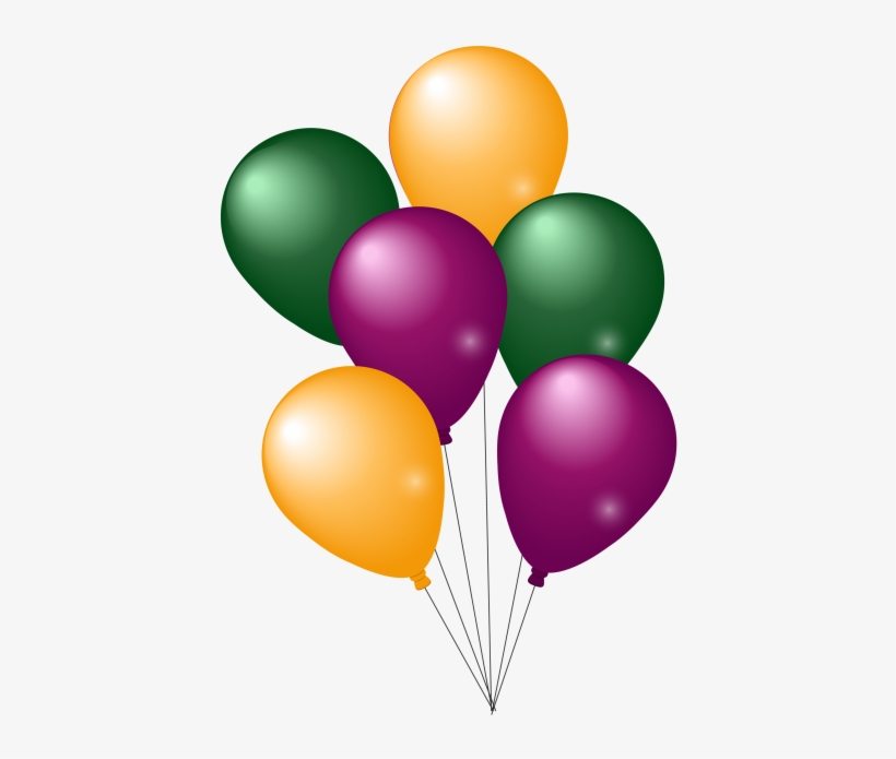 Colorful Party Balloons Png Image - Balloons Png, transparent png
