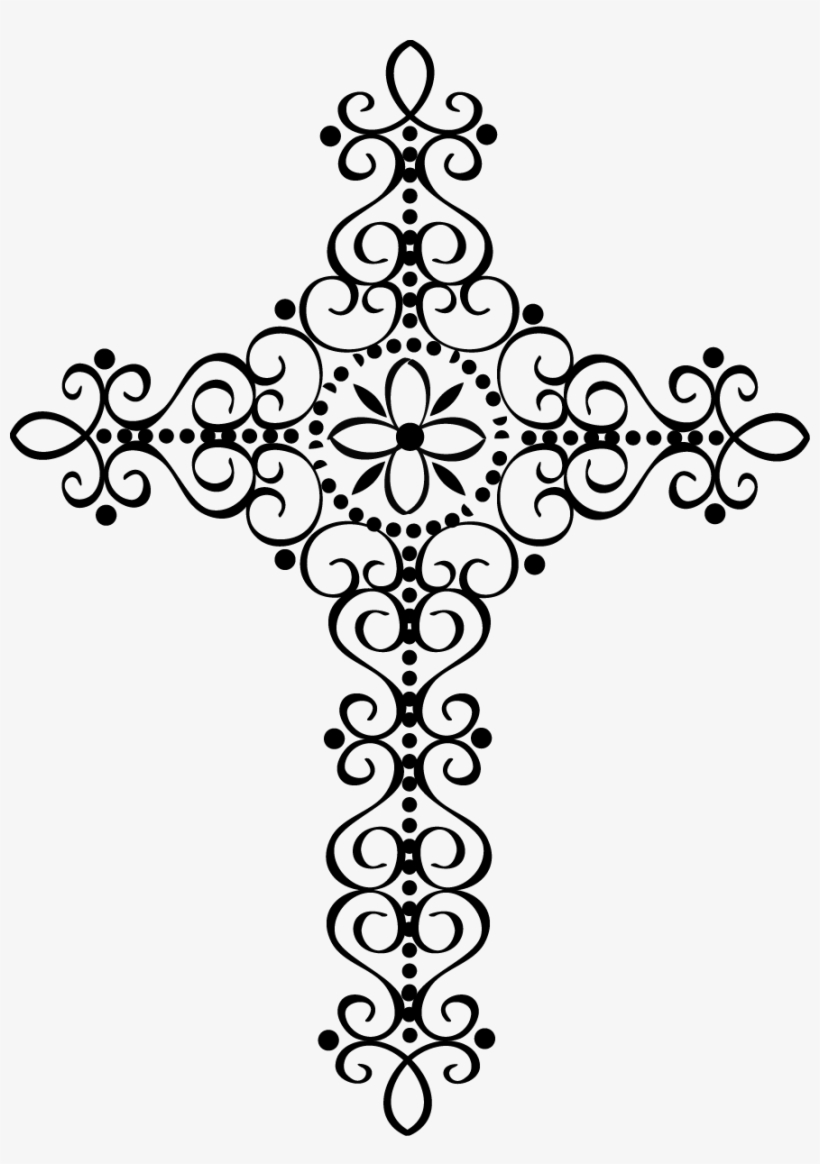 Clip Arts Related To - Elegant Cross Clip Art, transparent png