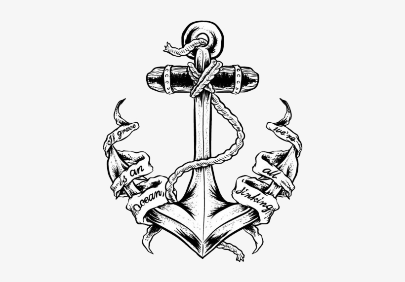 Download Anchor Tattoos Png Hq Png Image - Ocean We Re All Sinking, transparent png