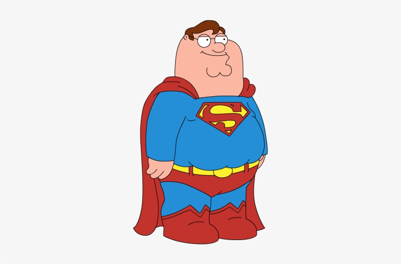 Peter Superman - Family Guy Peter Superman, transparent png