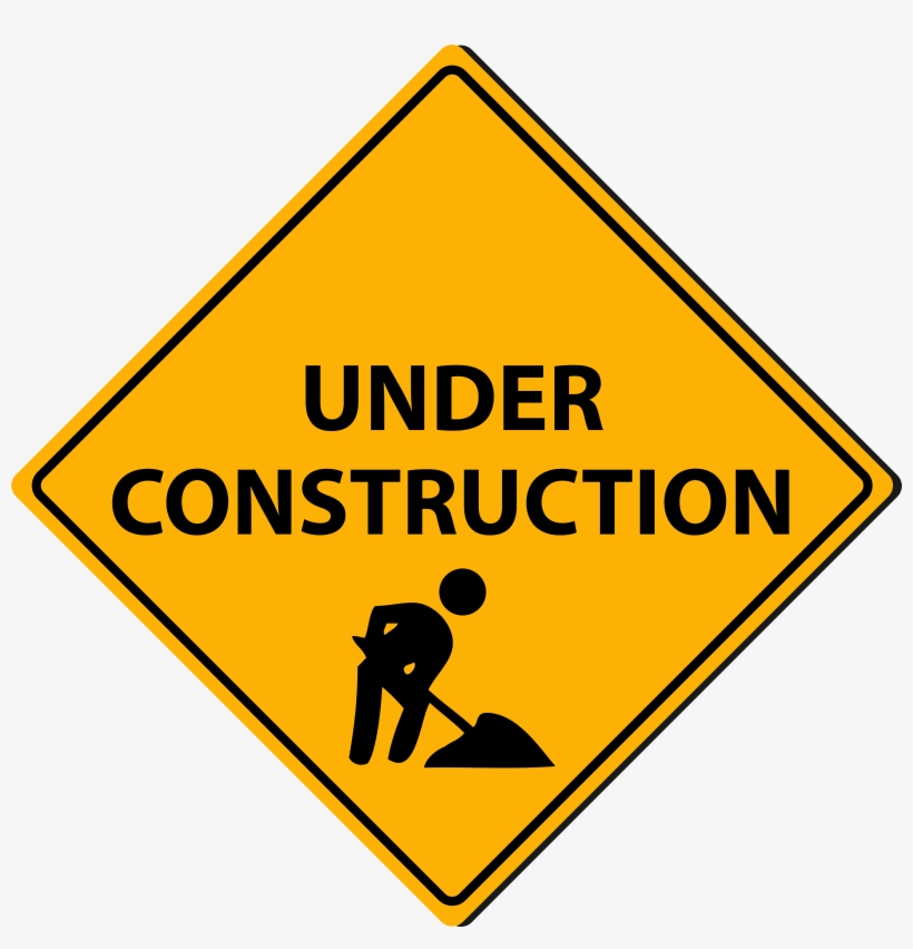 Triangle Under Construction Sign Png Clipart - Under Construction Sign Png, transparent png