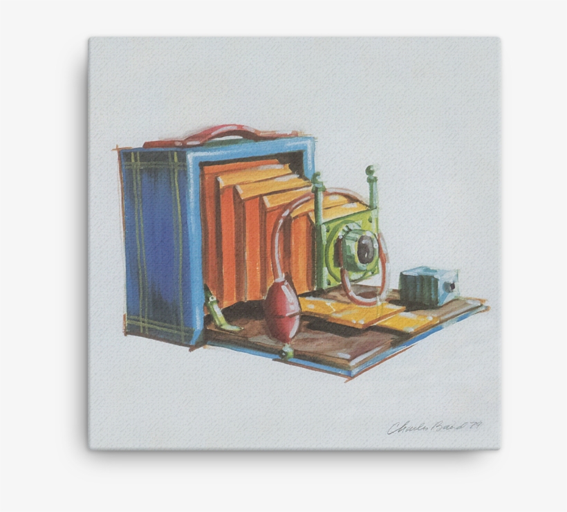 Camera Canvas Print - Canvas, transparent png