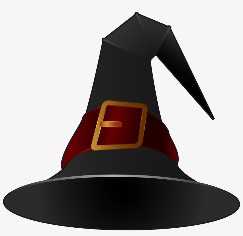 Black Witch Hat Png Clipart Image - Witch Hat Png, transparent png