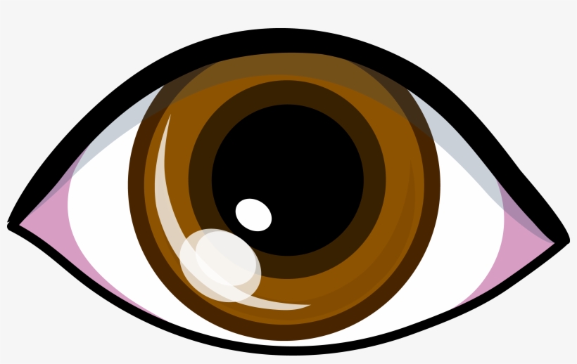 Brown Eye Logo Design - Brown Eye Clipart, transparent png