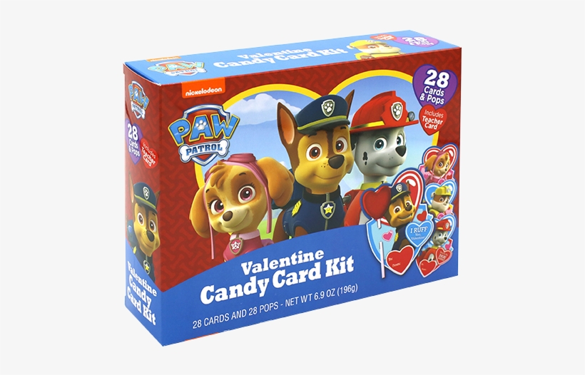 The Candy Lab - Nickelodeon Paw Patrol Valentine Candy Card Kit, transparent png
