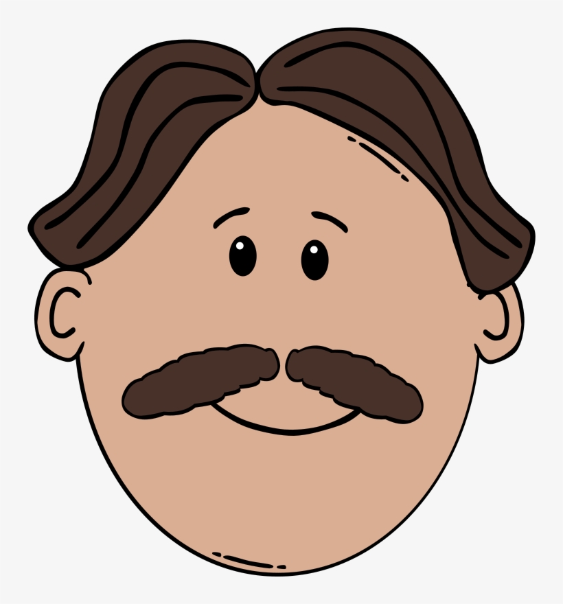 How To Set Use Cartoon Man With Mustache Clipart, transparent png