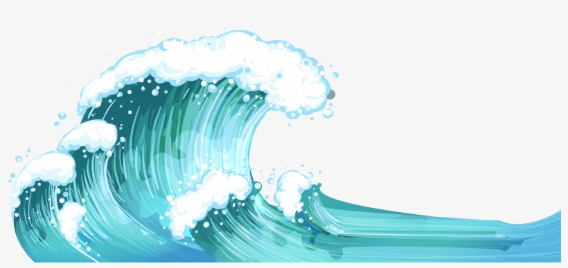 Waves Transparent Background, transparent png