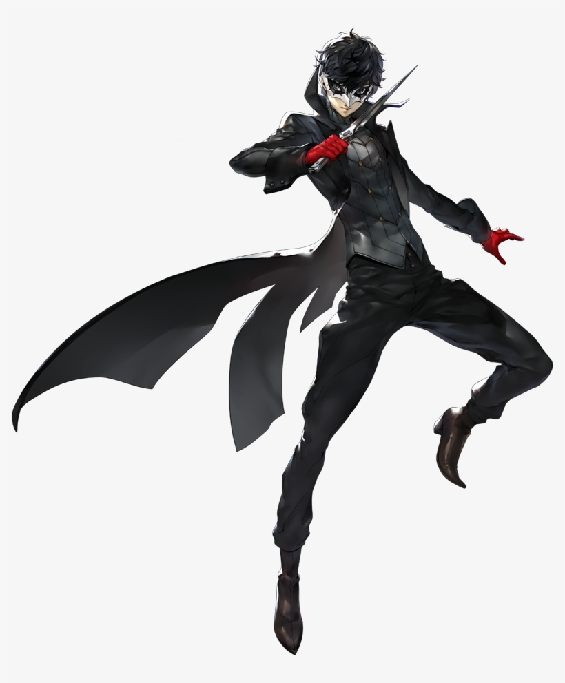 Joker P5 - Persona 5 Protagonist Akira Kurusu Cosplay Costume, transparent png