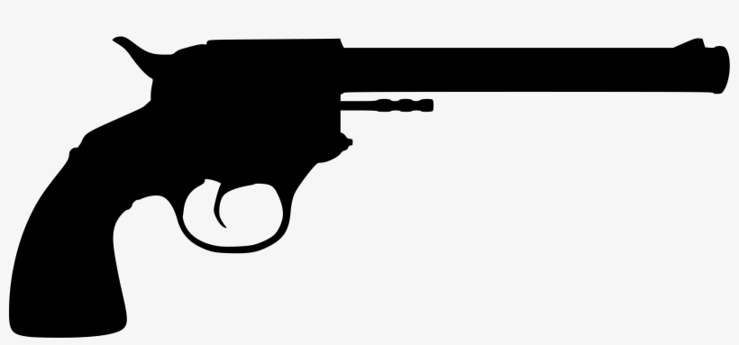 Banner Transparent Download Spray Silhouette At Getdrawings - Revolver Silhouette, transparent png
