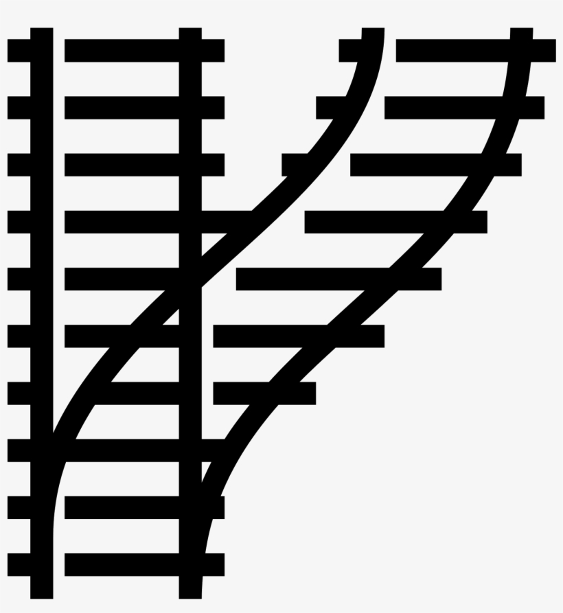 Train Vector Free - Train Track Png, transparent png