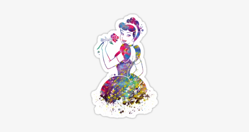 Cinderella Disney Princess Watercolor By Bittermoon - Illustration, transparent png