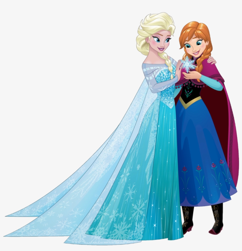 Elsa And Anna Sisters 3, transparent png
