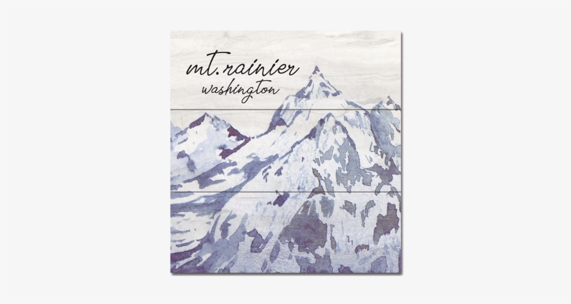 Wood Plank Square - Watercolor Painting, transparent png