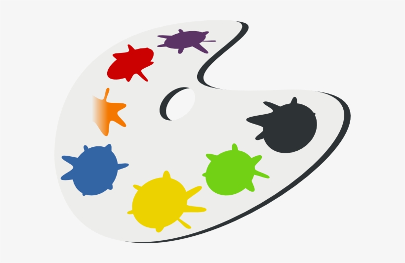 Palette Clipart - Watercolor Palette Clipart Png, transparent png