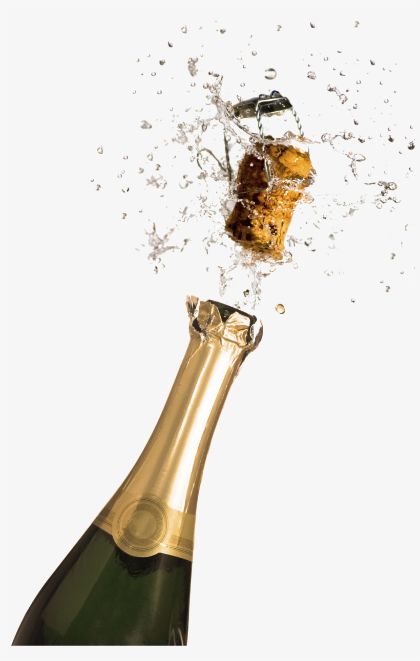 Champagne Popping Png - Great Achievement, transparent png