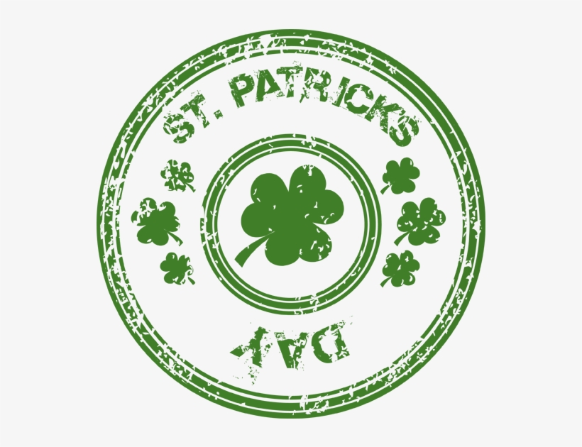 Cause You're Irish - Saint Patrick's Day Lucky Clover Tile Coaster, transparent png