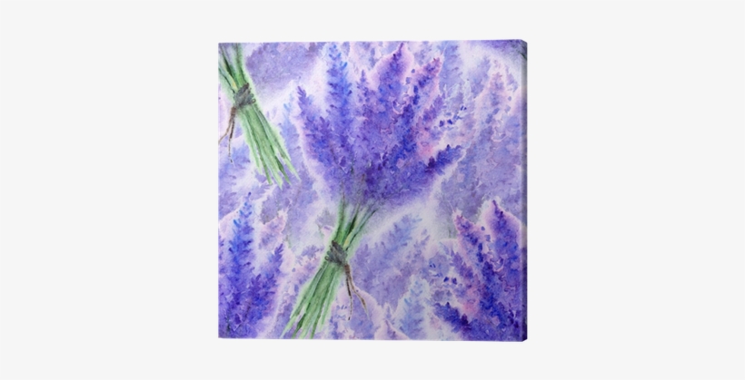 Watercolor Lavender Flower Floral Bouquet Seamless - Watercolor Painting, transparent png