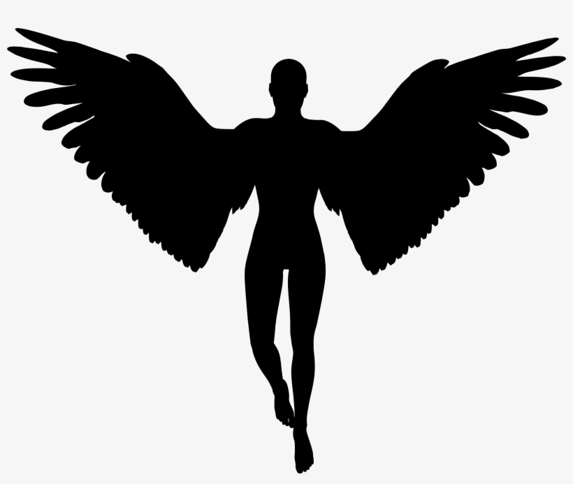 Picture Angels Vector Christmas - Angel Silhouette Png, transparent png