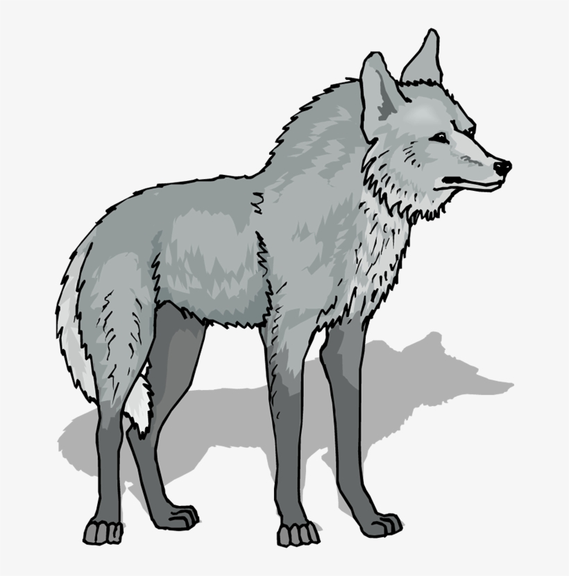 Wolf Clip Art Clip Art - Gray Wolf Clipart, transparent png