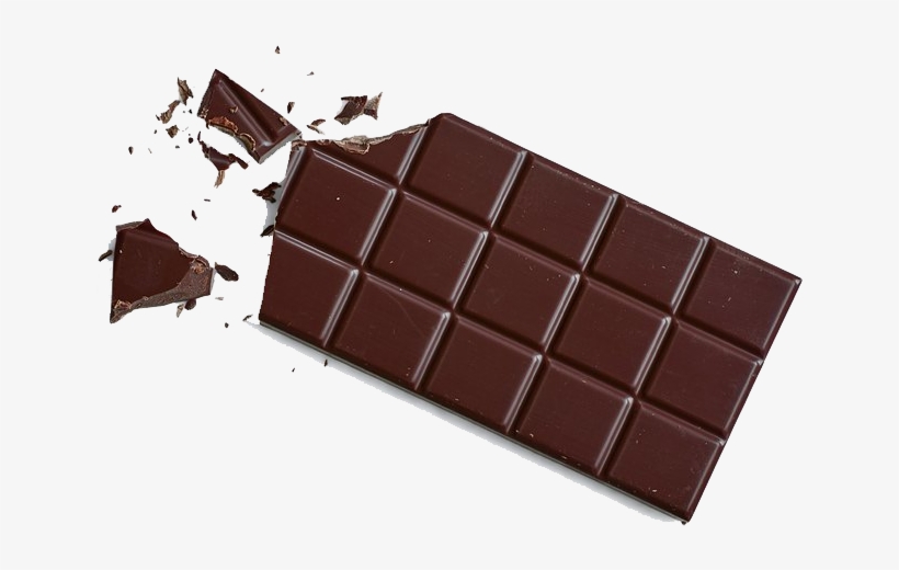 Chocolate Bar Top View, transparent png
