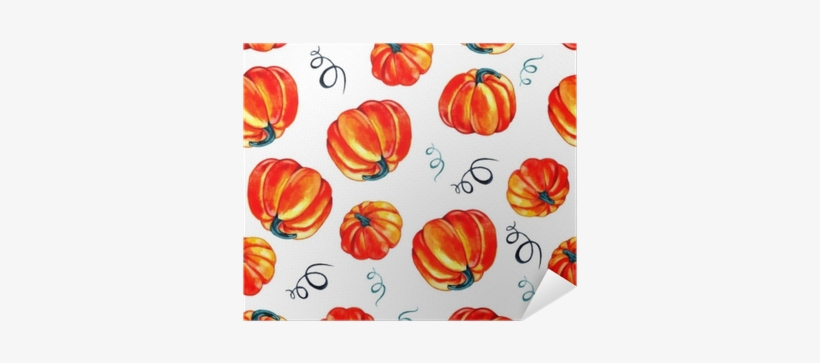 Artistic Seamless Halloween Pattern Design - Watercolor Painting, transparent png