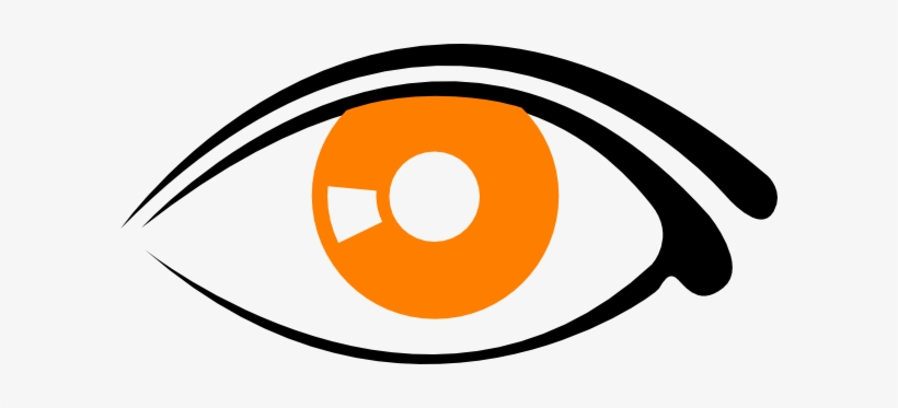 Gold Eyes Clip Art - Eye Clip Art Black And White, transparent png