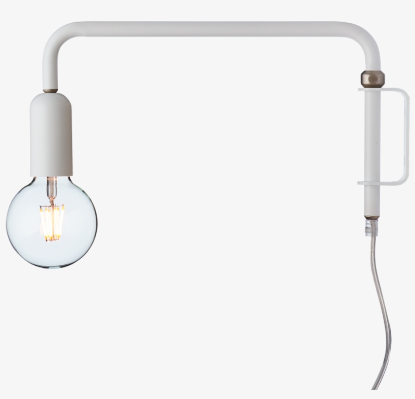 Ism Objects Loft Small White Wall Square - Fluorescent Lamp, transparent png