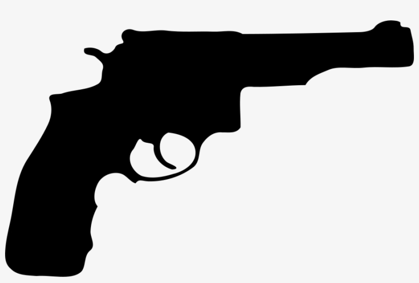 Png Library Stock Paint Gun Clipart - Gun Silhouette Png, transparent png