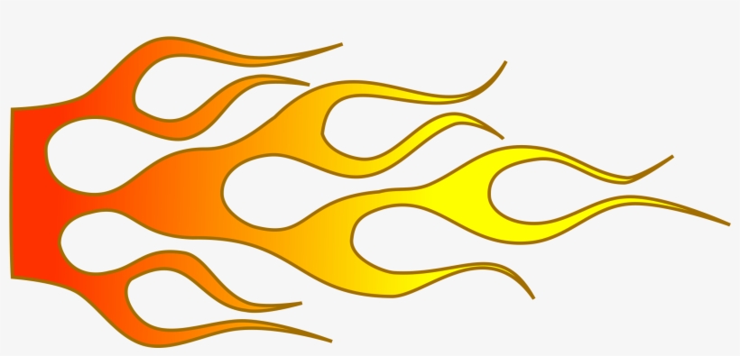 Candle Flame Clip Art With Images - Hot Rod Flames, transparent png