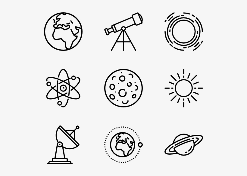 Space Set - Icon Vector Apple Fruit, transparent png