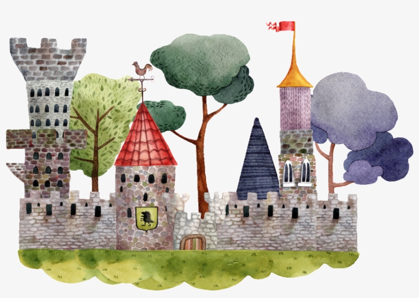 This Graphics Is Hand Painted Castle Png Transparent - Illustration, transparent png