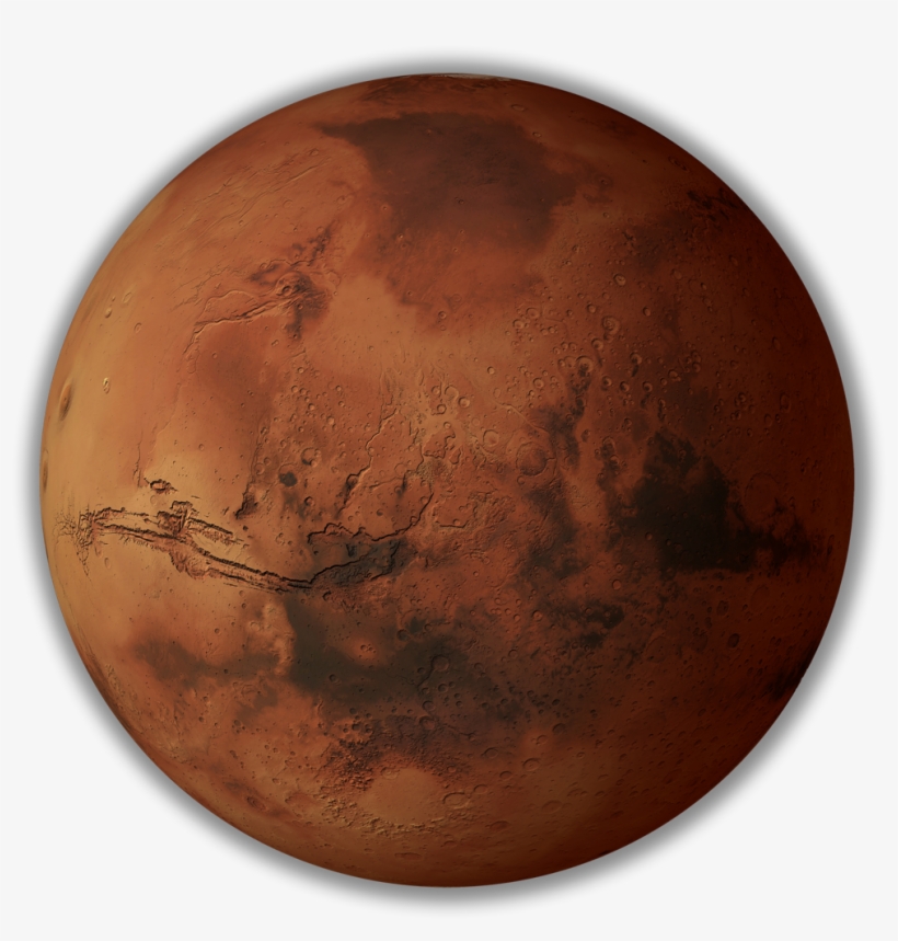 Planet Mars Covered In Green Vines - Planet Mars, transparent png