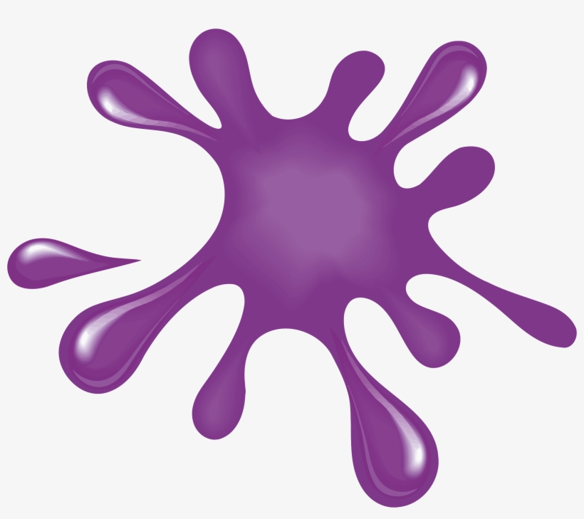 Watercolor Painting Watercolor Painting Purple Milk - Paint Splats Clipart, transparent png