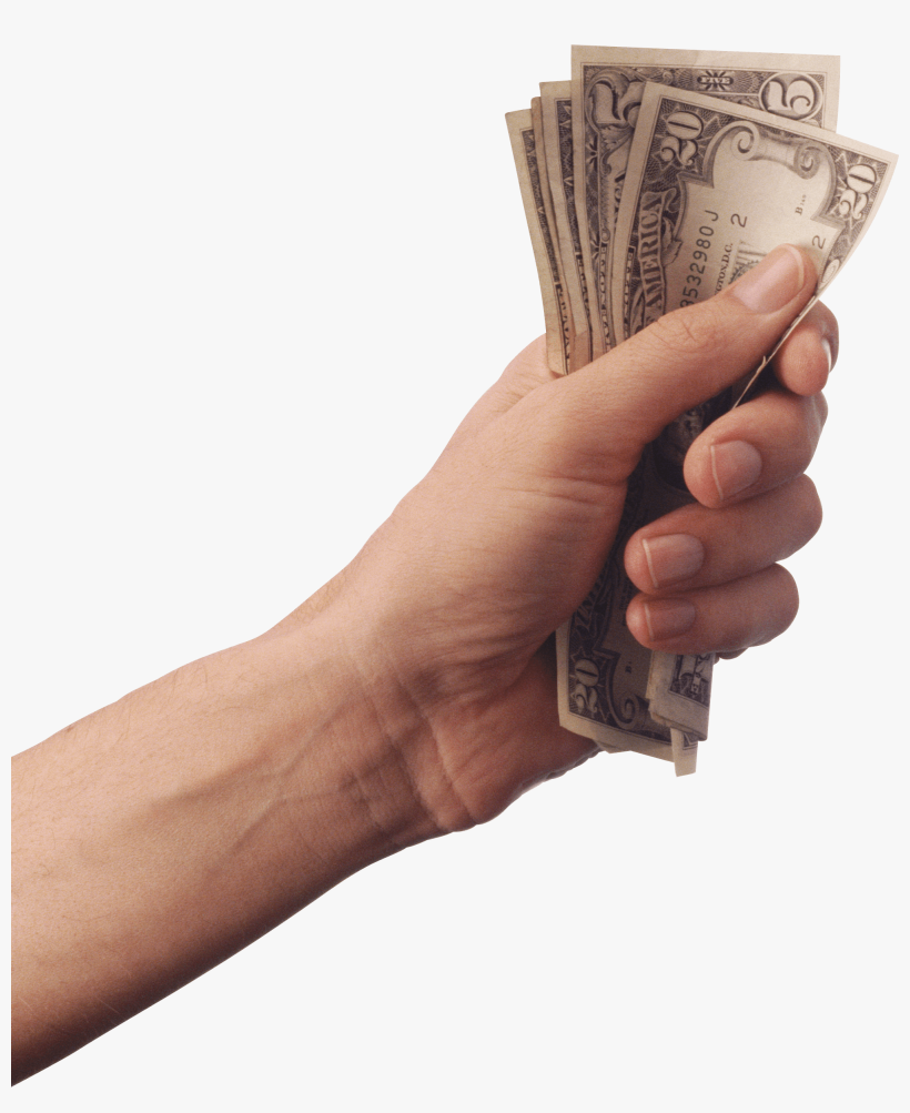 Hand Holding Cash Money - Top Heavy: The Increasing Inequality Of Wealth, transparent png