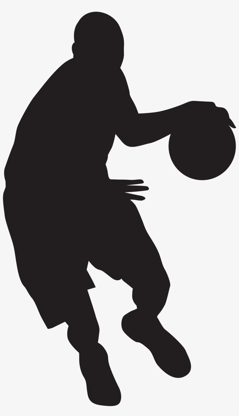 Basketball Silhouette Clipart At Getdrawings - Basketball Player Silhouette Png, transparent png