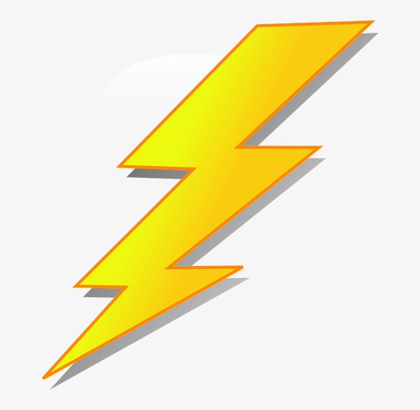 Lightning Bolts Clipart Clipartdeck Clip Arts For Free - Clipart Lightning Bolt, transparent png