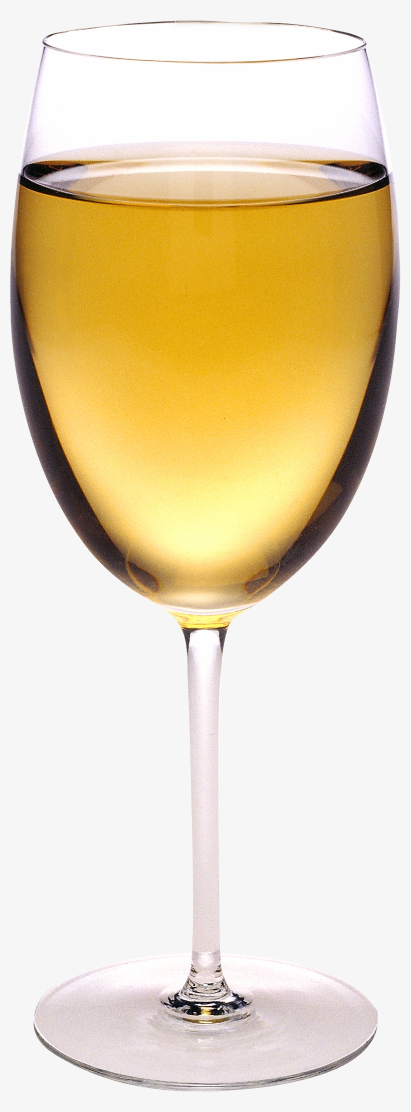 Glass Png Image - Full White Wine Glass, transparent png