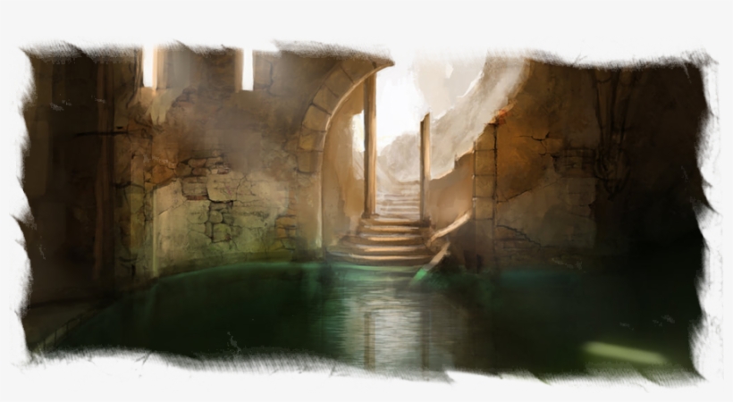 The Men Leave The Comfortable Warmth Of The Bathhouse - Ruins, transparent png