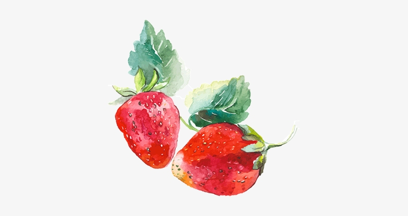 Babydoll Sparkling Blush - Watercolor Strawberry Transparent, transparent png