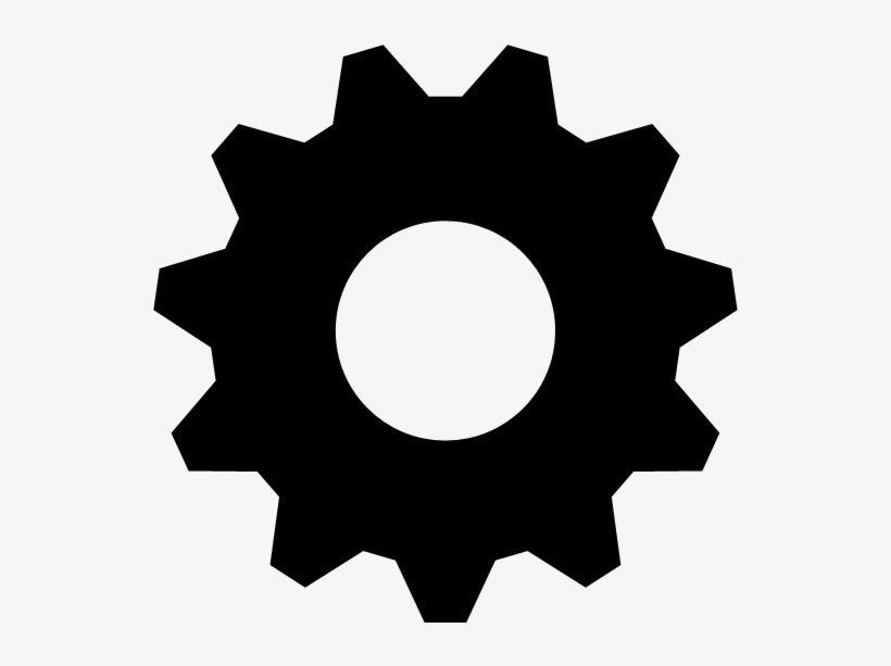 Image Slthytove Gear Large - Gears Clipart Black And White, transparent png