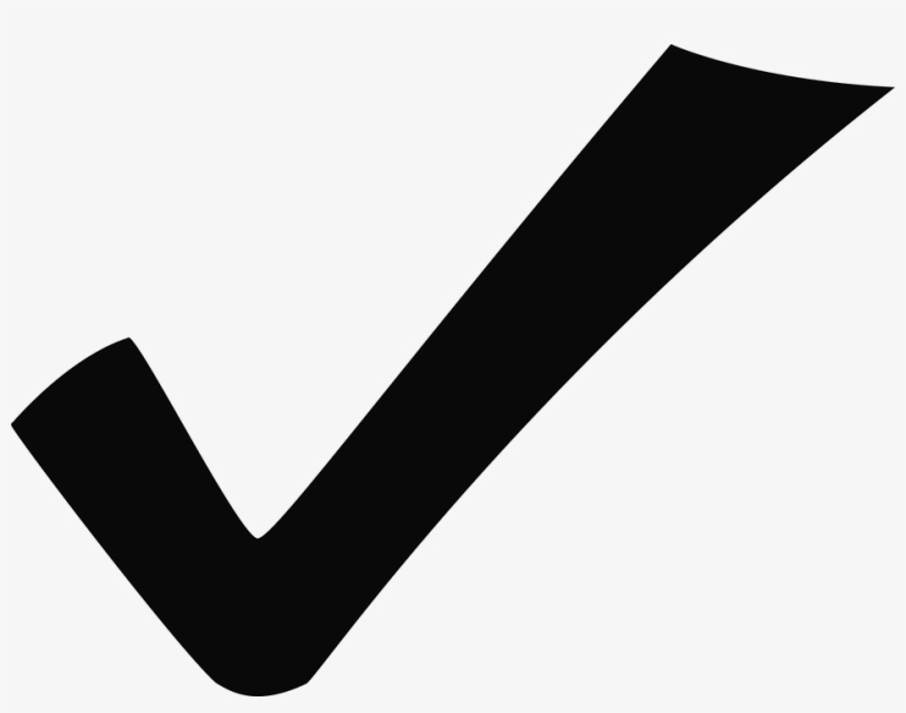 Download Clip Black And White Holydays Clipart Cookbook - Tick Right, transparent png