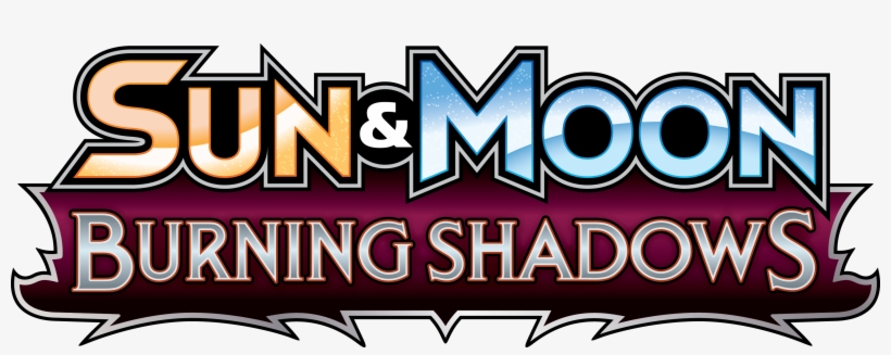 Pokemon Tcg Sunmoon Burning Shadow Logo Pokemon Tcg Sun And Moon Burning Shadows 3000x1051 Png Download Pngkit