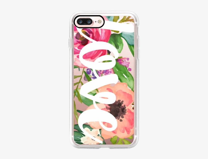 Casetify Iphone 7 Plus Case And Other Floral Iphone - Casetify Be You Tiful Watercolor Floral Apple Iphone, transparent png