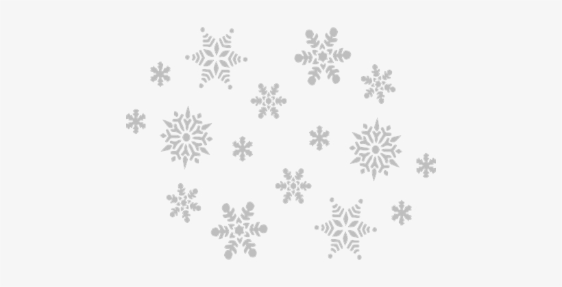 Snowflake Gray Fall Sky Grey Winter Snow F - Christmas Snow Flakes Png, transparent png