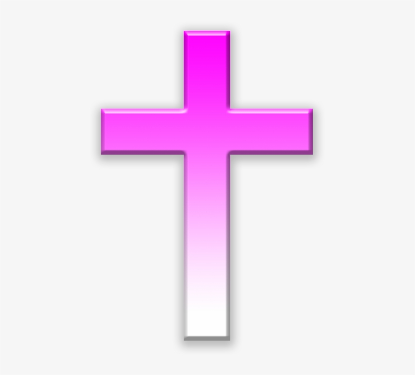 Pink Cross Png - Jesus Cross Hd Png, transparent png