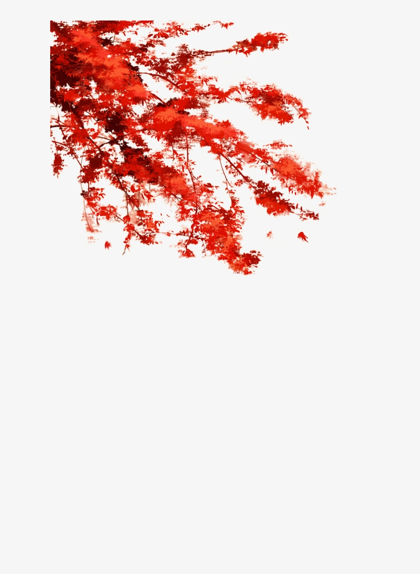 红色花枝5 - Wwseven Animal Diy Handmade Diamond Painting Set Figure, transparent png