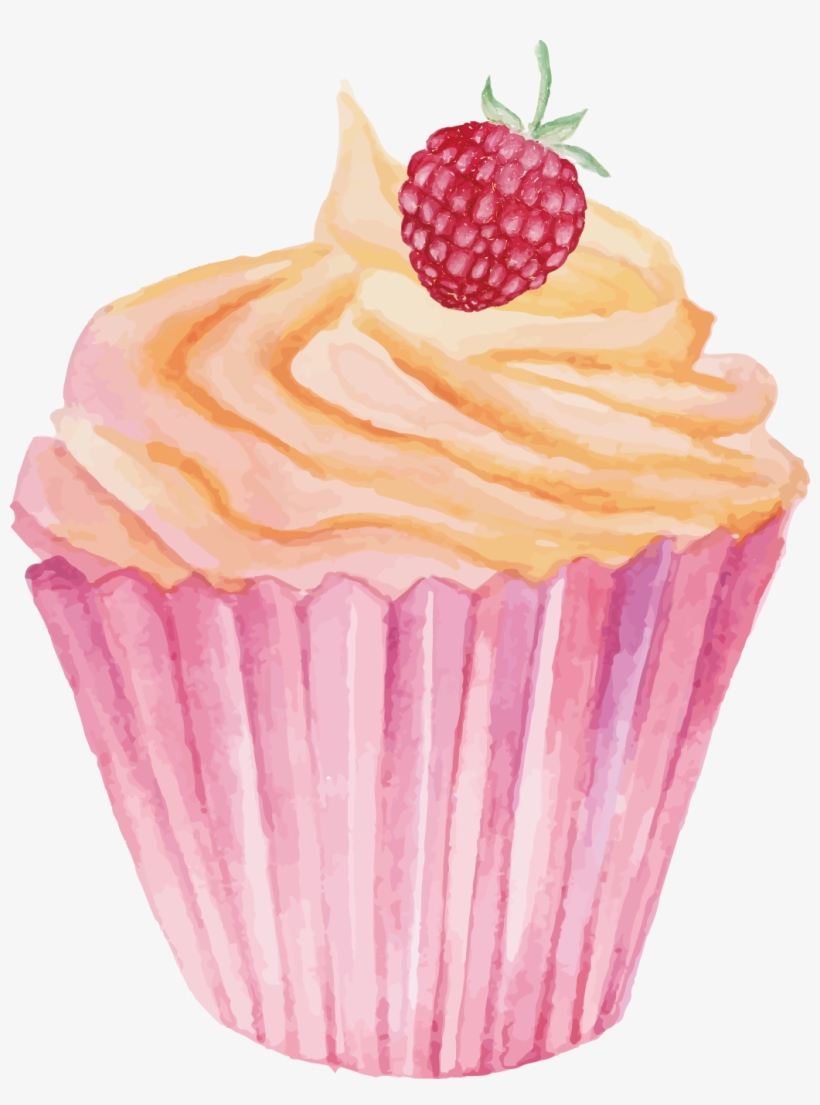 Happy Birthday To You Greeting Card Postcard Illustration - Watercolor Cupcake Png, transparent png